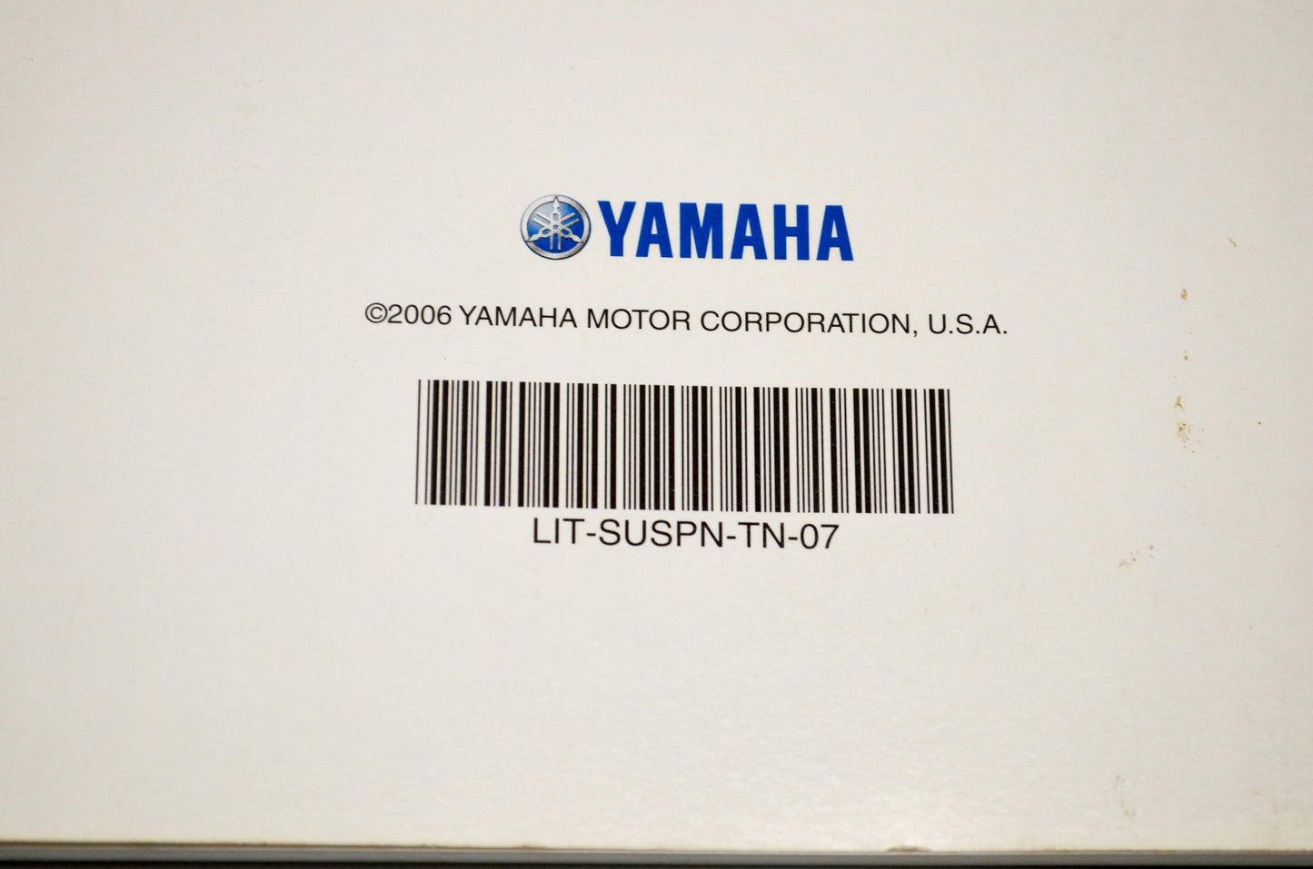 New OEM Yamaha LIT-SUSPN-TN-07 07 Snowmobile Suspension Tuning Manual NOS