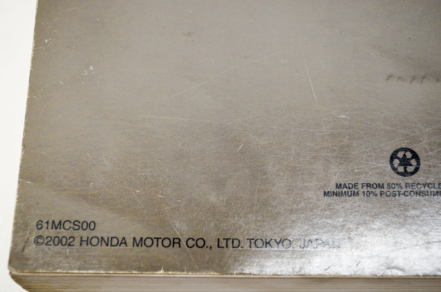 New OEM Honda 61MCS00 03 ST1300/A Service Shop Manual NOS