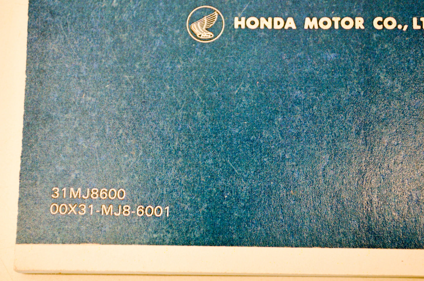 OEM Honda 31MJ8600, 00X31-MJ8-6001 1984 VF500c Owner's Manual