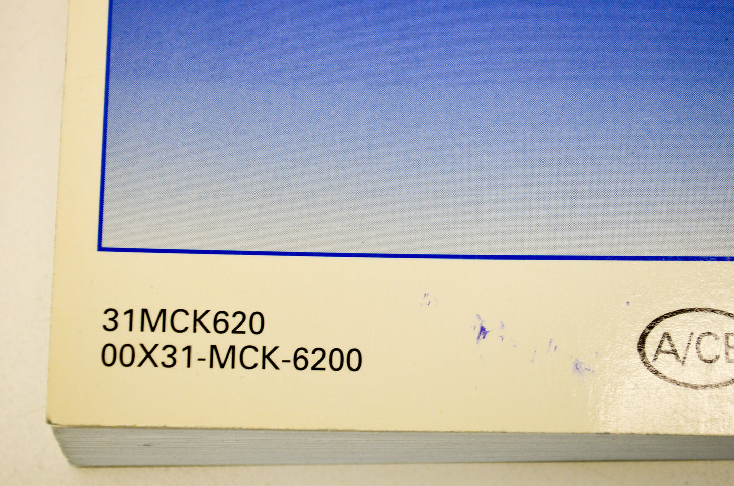 OEM Honda 31MCK620 2002 VT1100C2 Shadow Sabre Owner's Manual