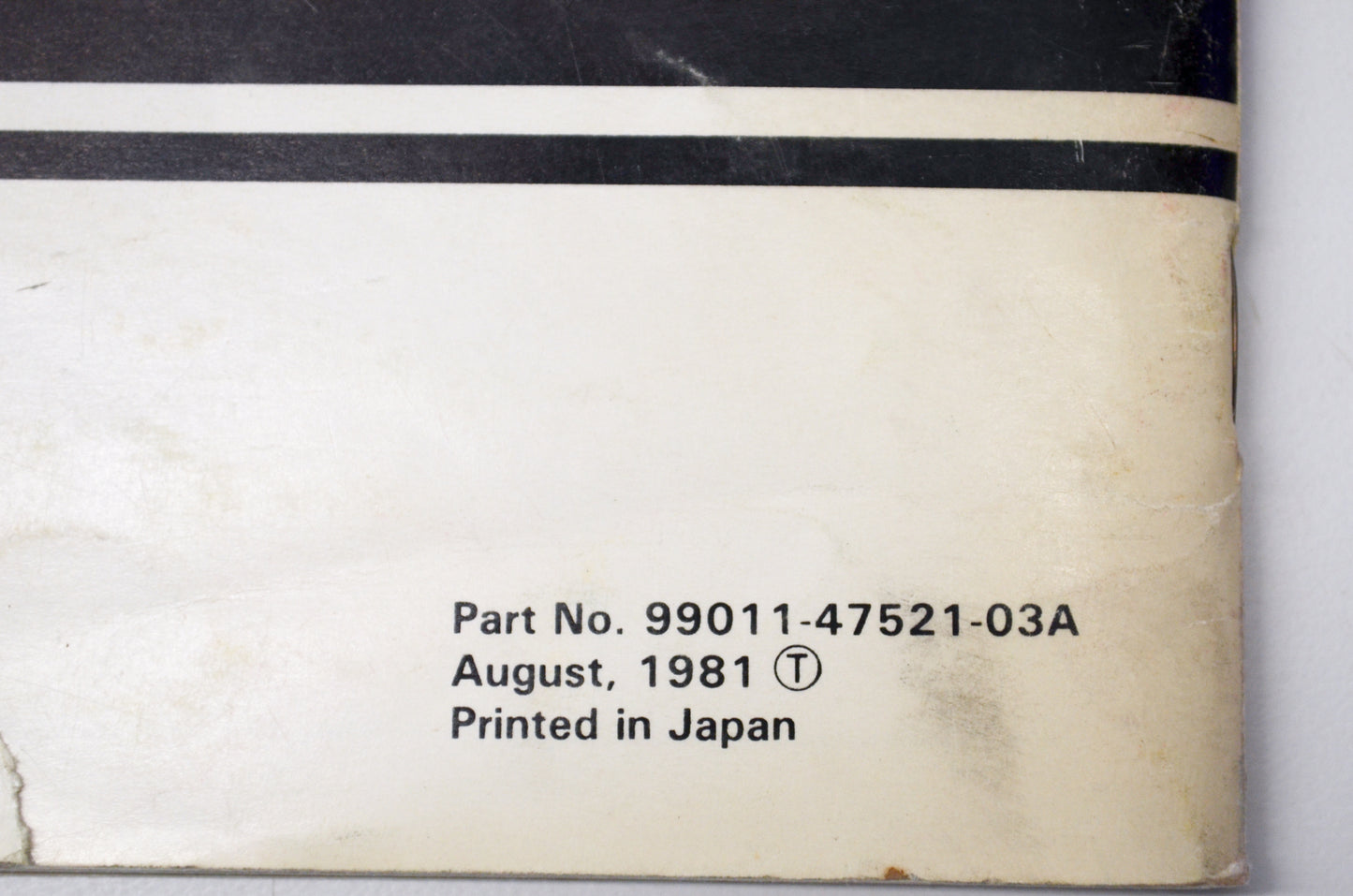 OEM Suzuki 99011-47521-03A GS550L Owner's Manual