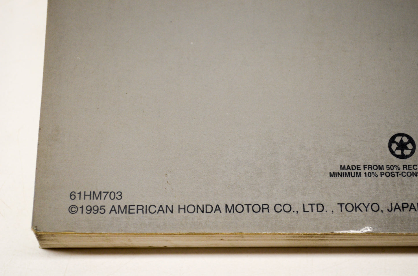 New OEM Honda 61HM703 95-98 TRX400FW Service Shop Manual NOS