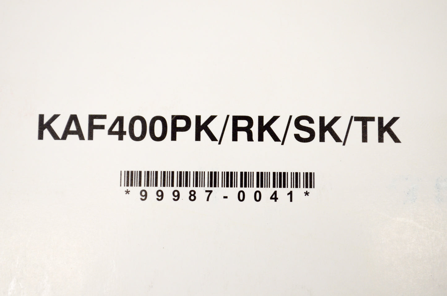 New OEM Kawasaki Mule SX Utility Vehicle Owner's Manual NOS