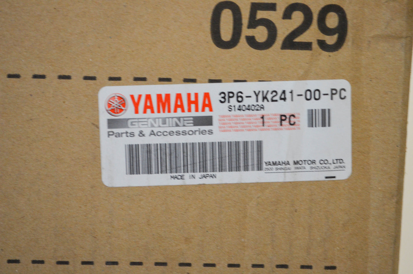 New OEM Yamaha 3P6-YK241-00-PC 2014 FJR1300ES Fuel Tank NOS