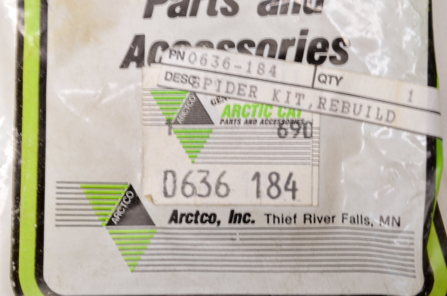 OEM Arctic Cat 0636-184 Drive Clutch Kit NOS