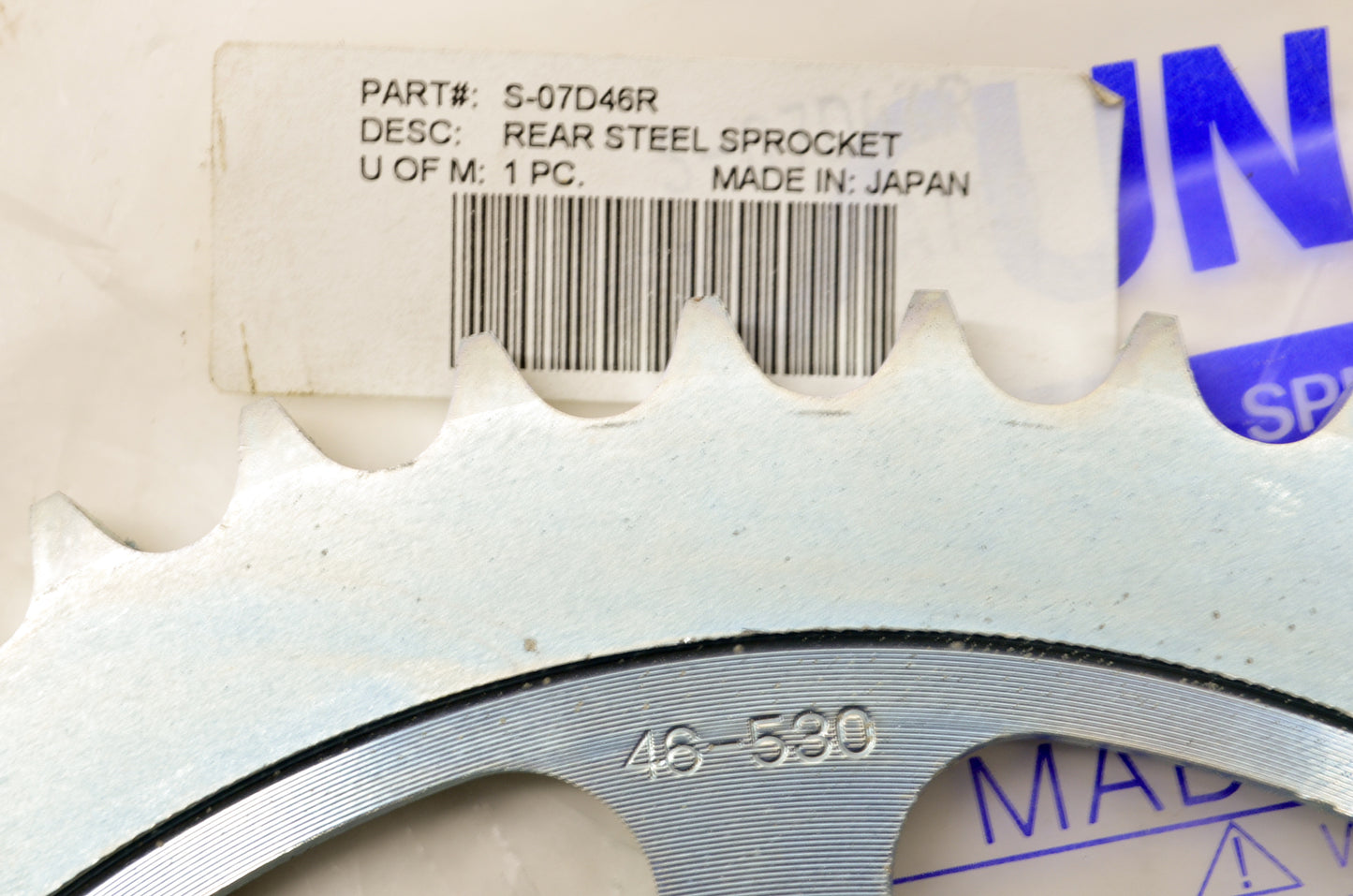 Sunstar S-07D46R, 2-522646 Rear Sprocket NOS