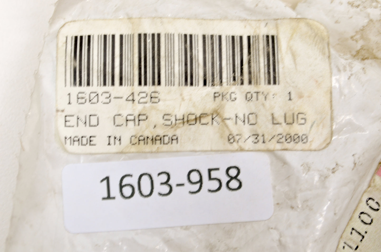 OEM Arctic Cat 1603-958 Shock End Cap NOS