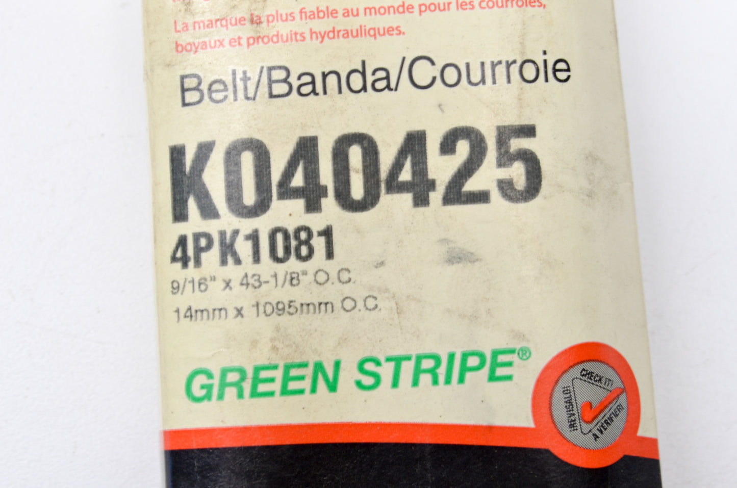 Gates K040425 Belt NOS