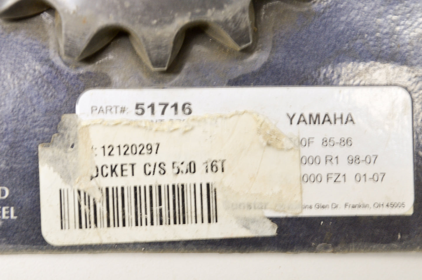 Sunstar 51716 Sprocket 16T NOS