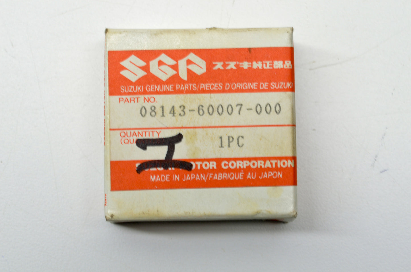 OEM Suzuki 08143-60007-000 Bearing 10X26X8 NOS
