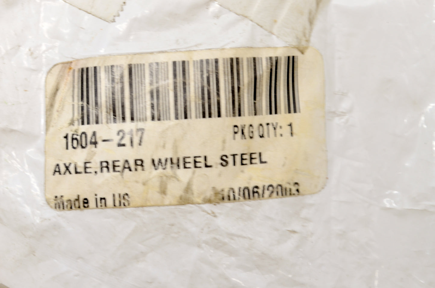 OEM Arctic Cat 1604-217 Rear Axle NOS