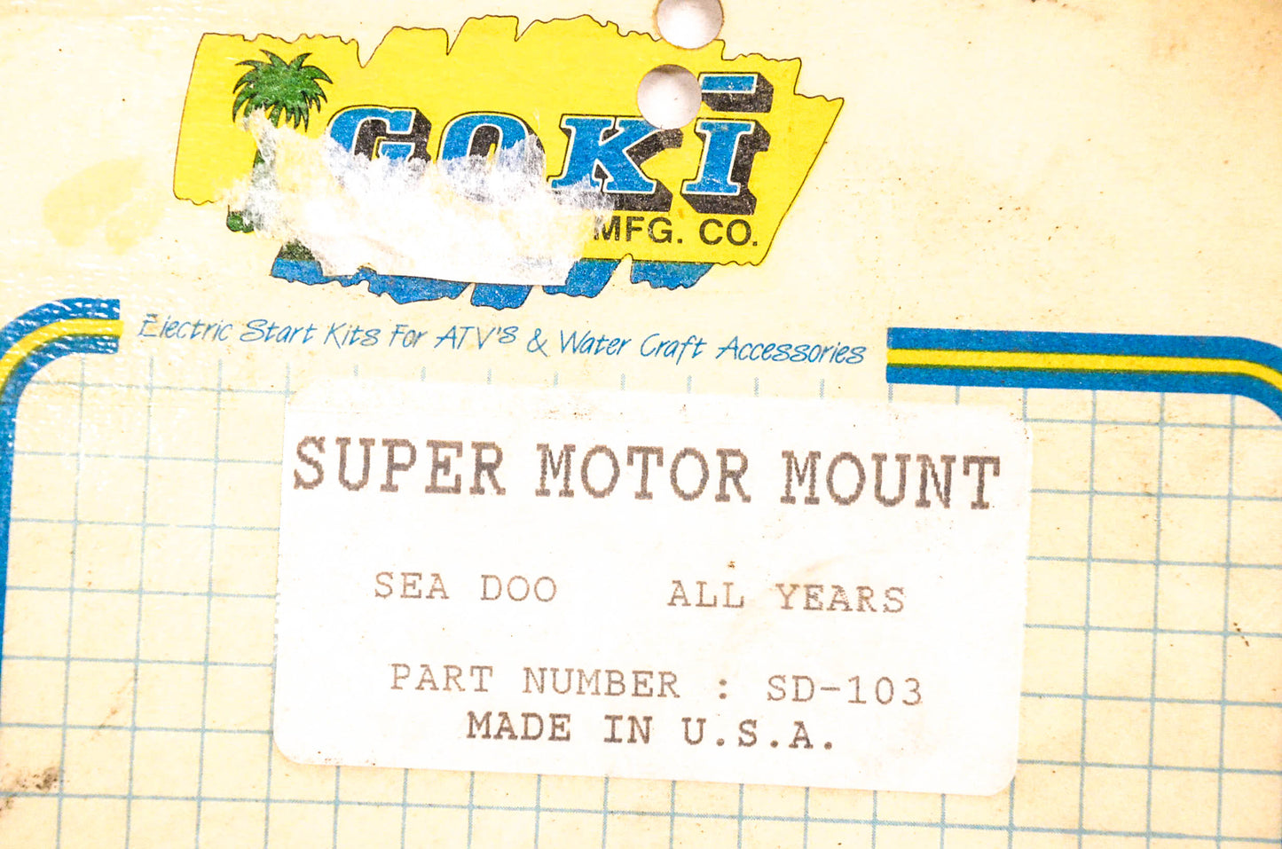 Goki SD-103 Super Motor Mount NOS