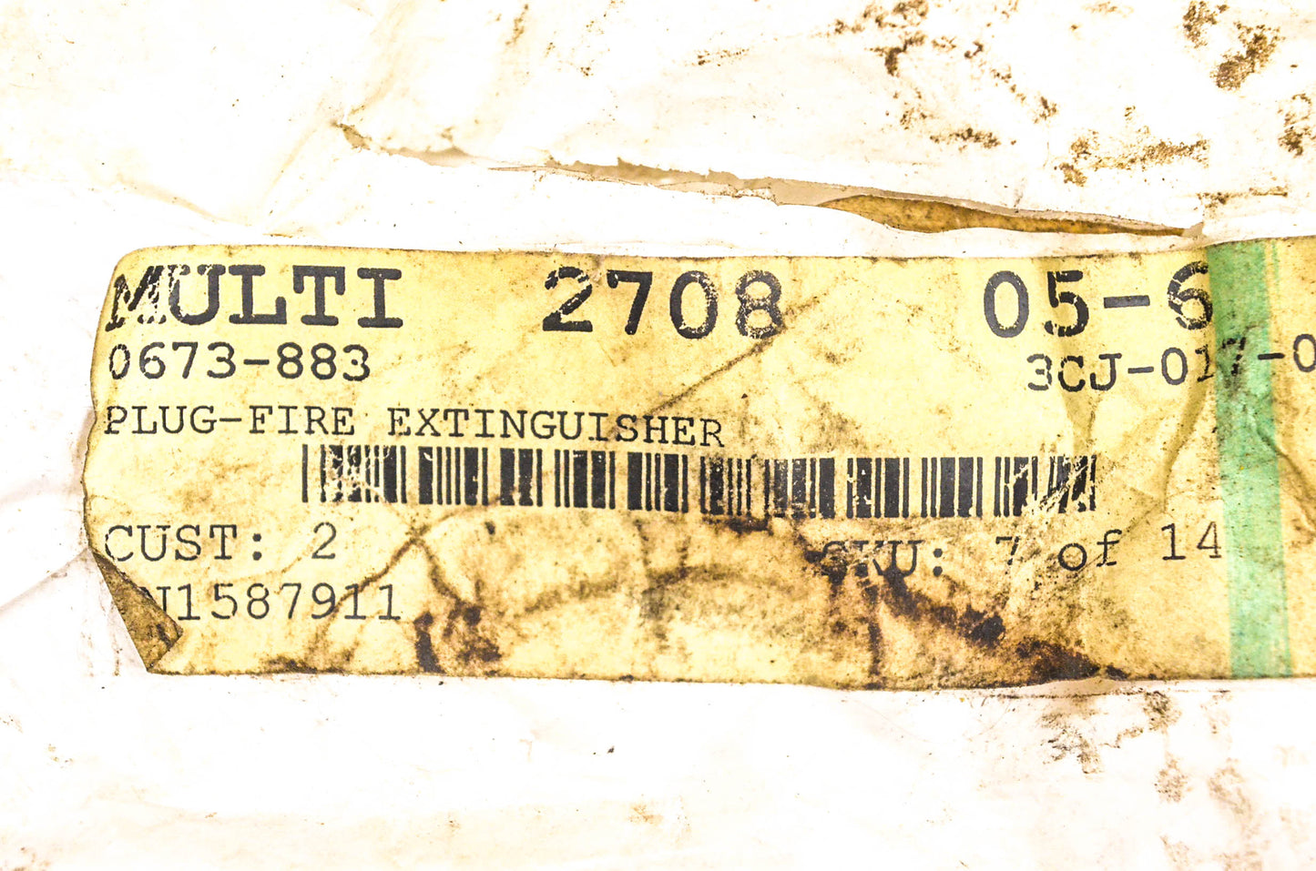 New OEM Arctic Cat 0673-883 Fire Extinguisher Plug NOS