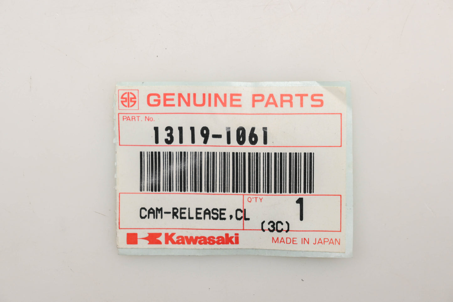 New OEM Kawasaki 13119-1061 Clutch Release Cam Qty 1 NOS