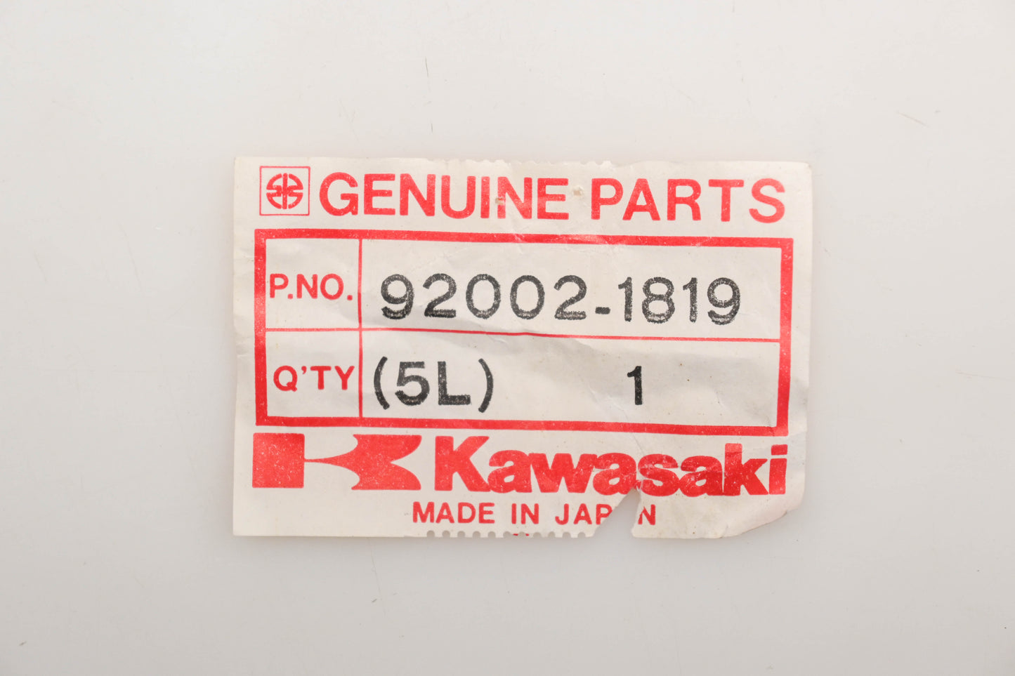 New OEM Kawasaki 92002-1819 Terminal Bolt Assembly Qty 1 NOS