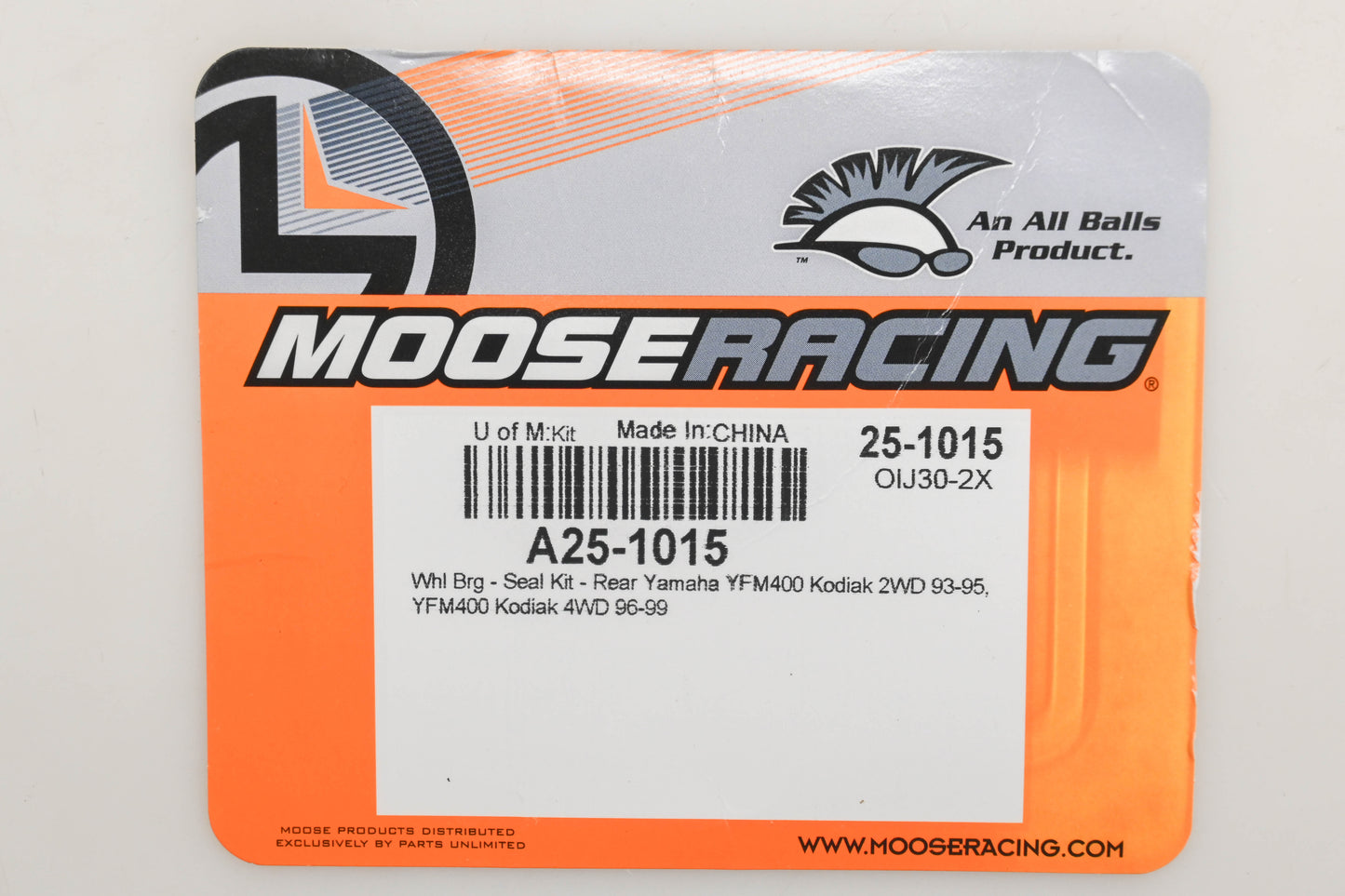 Moose A25-1015 Wheel Bearing Kit Qty 1 NOS