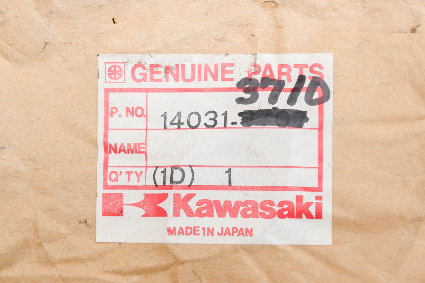 New OEM Kawasaki 14031-3707 Generator Cover Qty 1 NOS