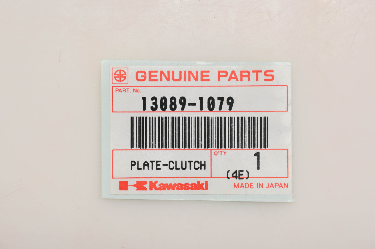 New OEM Kawasaki 13089-1079 Clutch Plate Qty 1 NOS