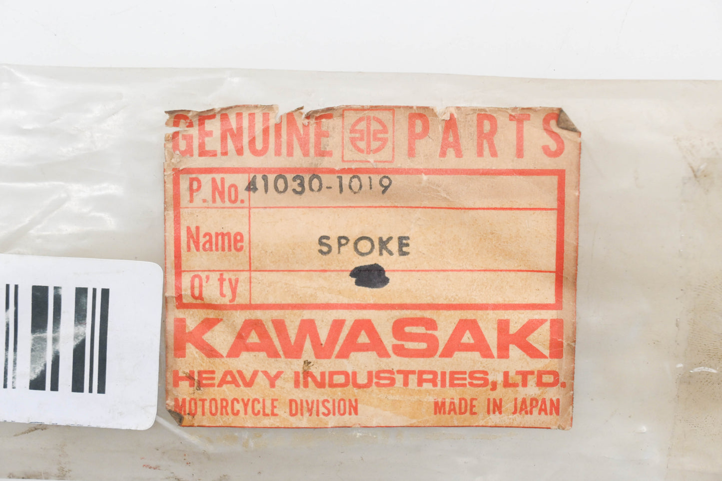 New OEM Kawasaki 41030-1019 Left Hand Front Outer Spokes Qty 9 NOS