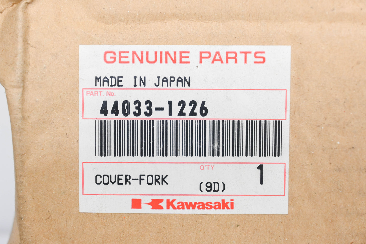 New OEM Kawasaki 44033-1226 Fork Cover Qty 1 NOS