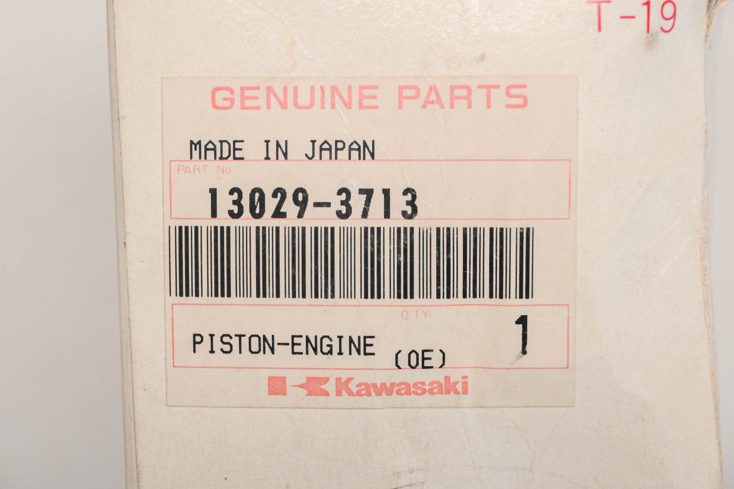 New OEM Kawasaki 13029-3713 Piston O/S 0.50 Qty 1 NOS