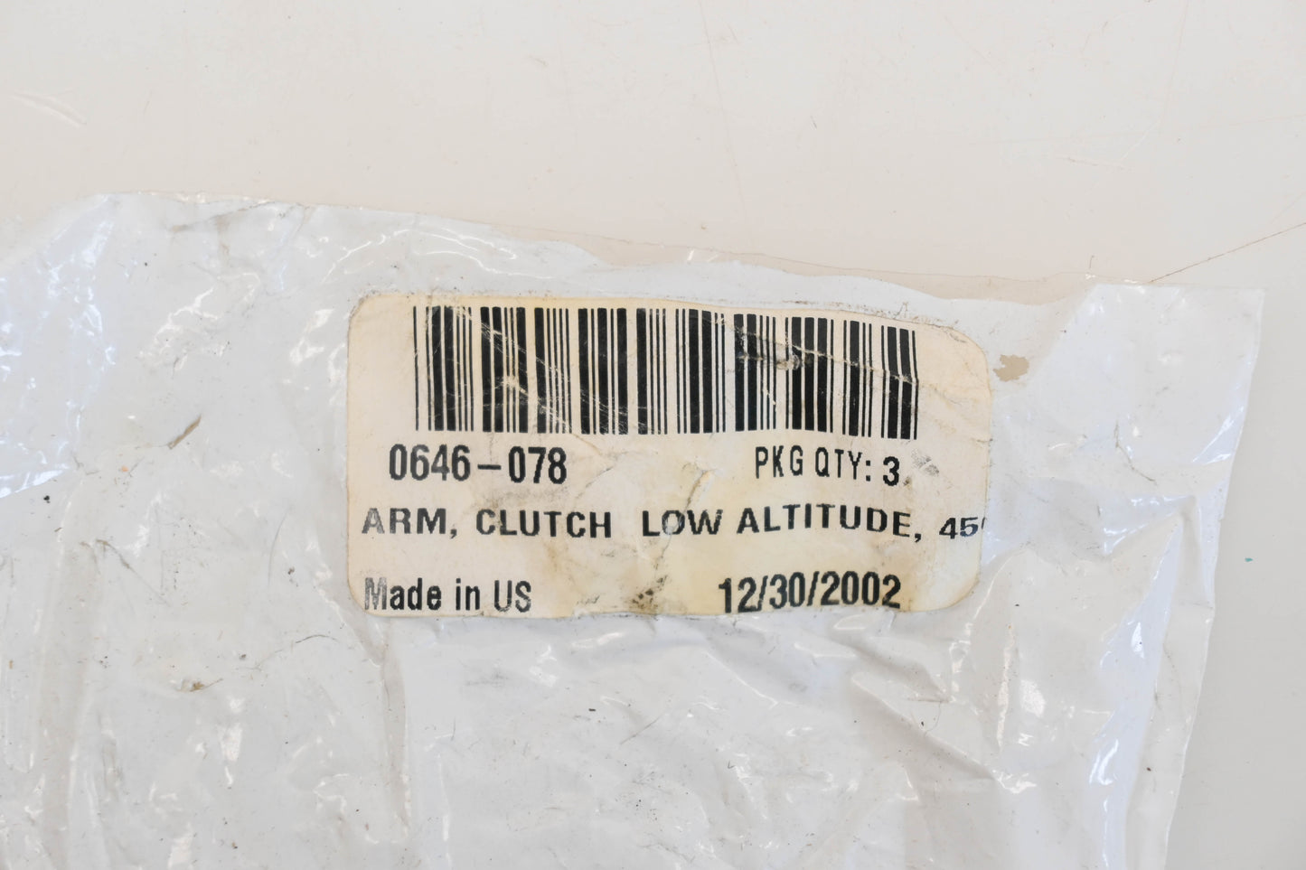 New OEM Arctic Cat 0646-078 Low Altitude Clutch Arms 45 Gram Qty 3 NOS
