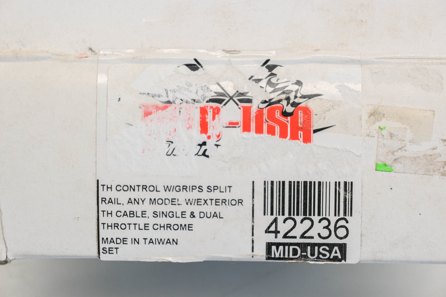 Mid-USA 42236 Throttle Control Rubber Grip Kit Qty 1 NOS