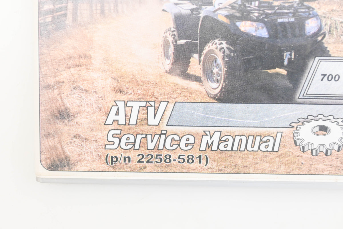 OEM Arctic Cat 2258-581 2010 700 Diesel SD ATV Service Manual CD Qty 1