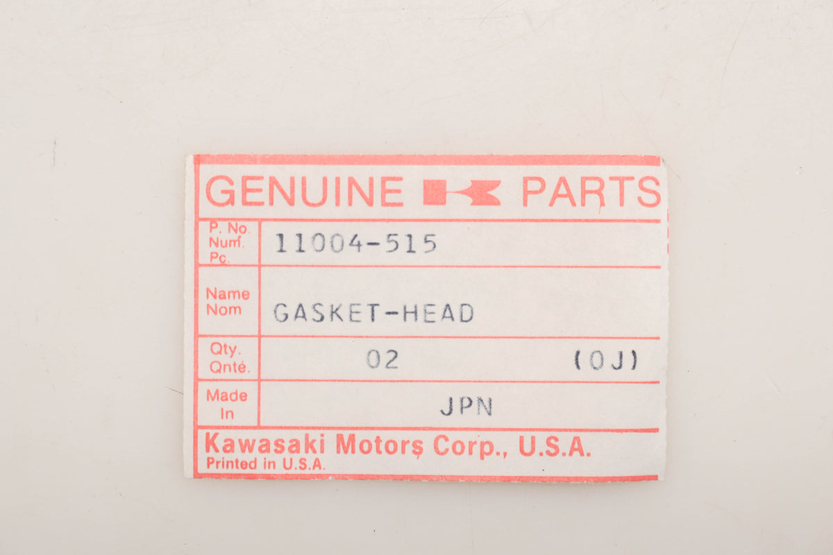 New OEM Kawasaki 11004-515 Head Gaskets Qty 2 NOS