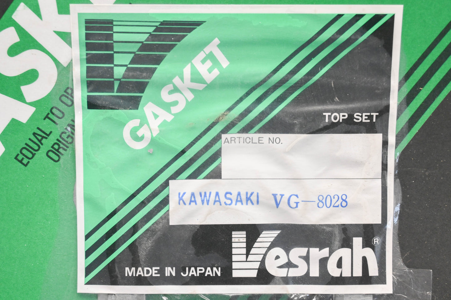 Vesrah VG-8028 Kawasaki Top Gasket Kit Qty 1 NOS