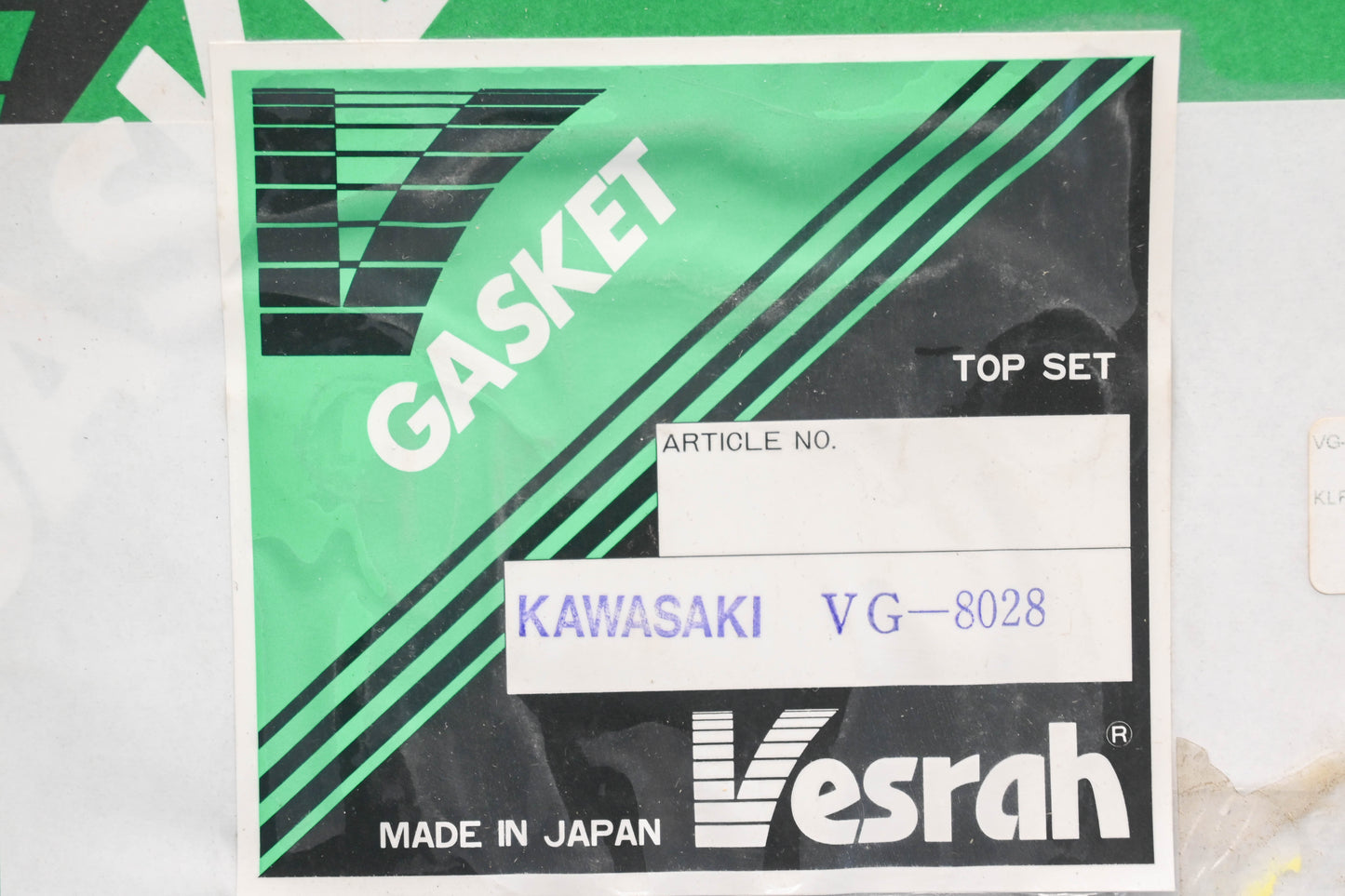 Vesrah VG-8028 Kawasaki Top Gasket Kit Qty 1 NOS