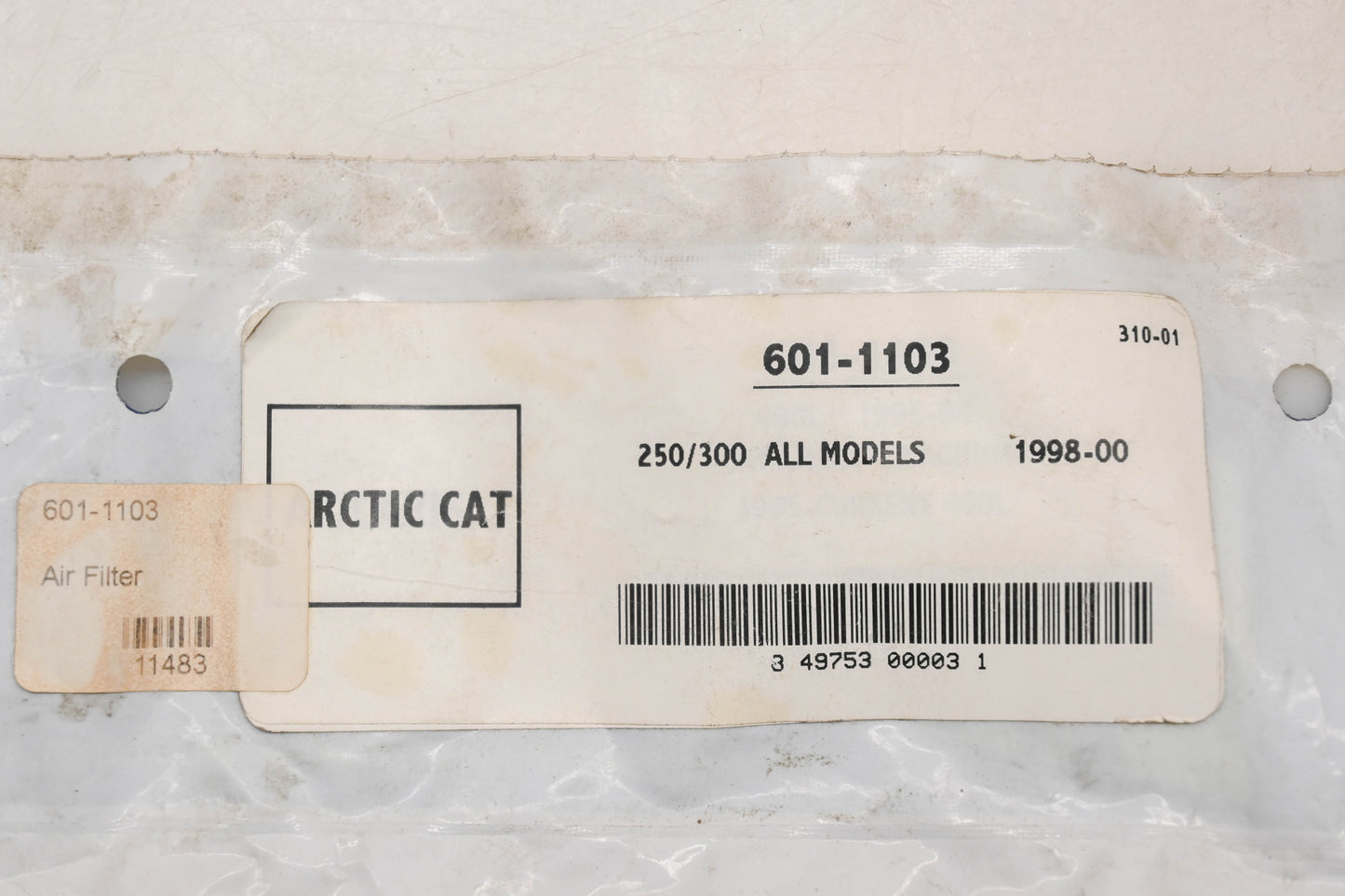 N2 601-1103 Air Filter Assembly Qty 1 NOS