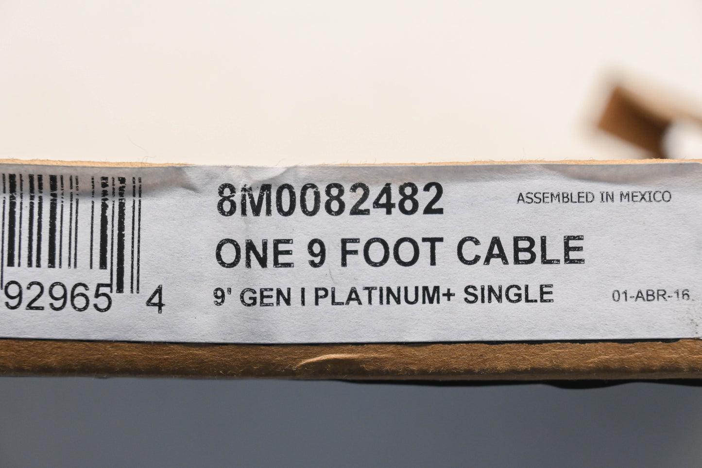 Aftermarket 8M0082482 9' Control Cable Qty 1 NOS