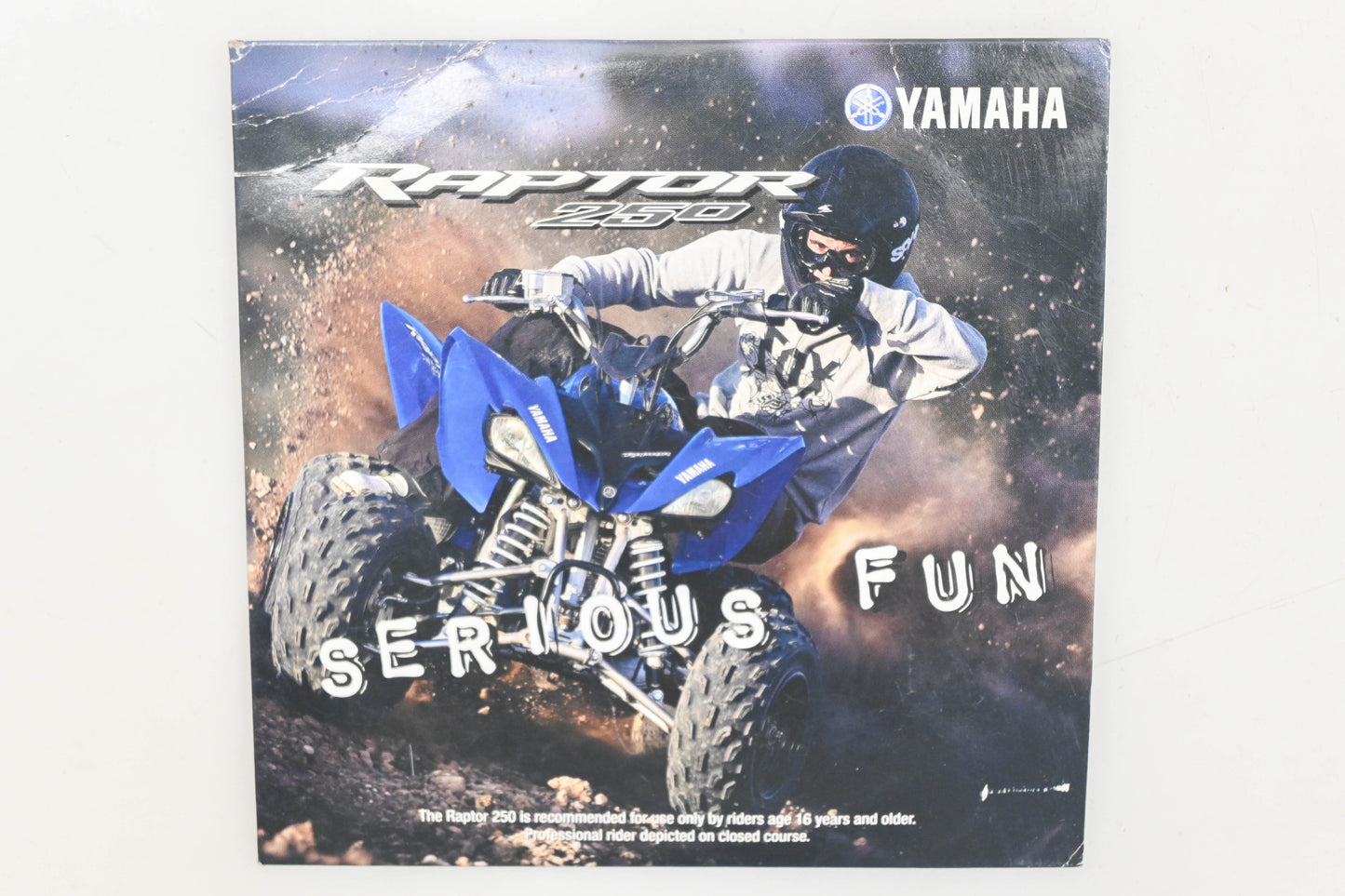 New OEM Yamaha MJ015-1 Raptor 250 Consumer DVD Qty 1 NOS