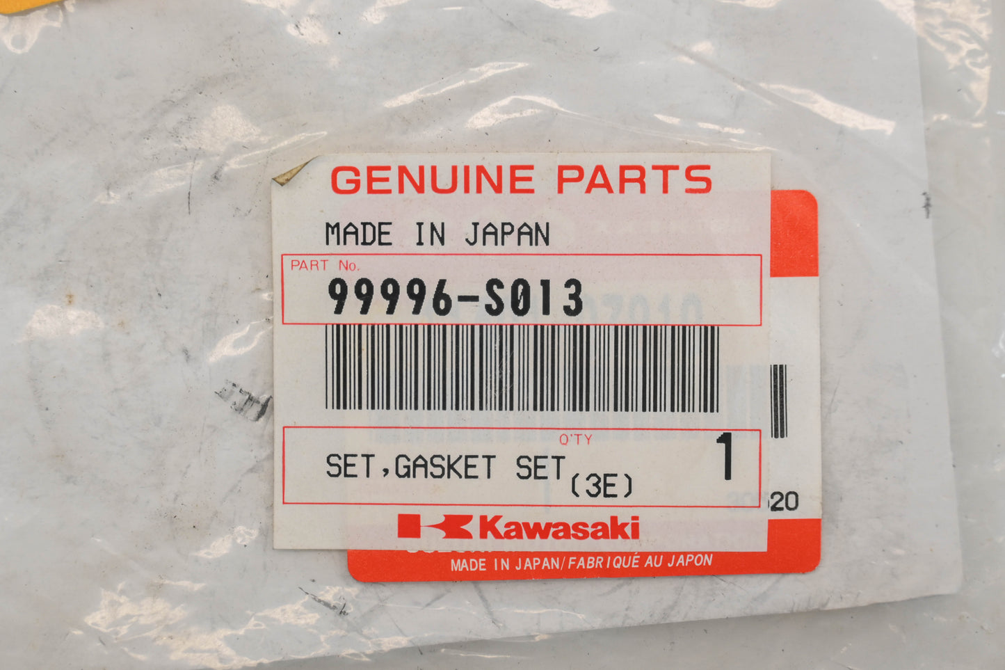 New OEM Kawasaki 99996-S013 Gasket Kit Qty 1 NOS