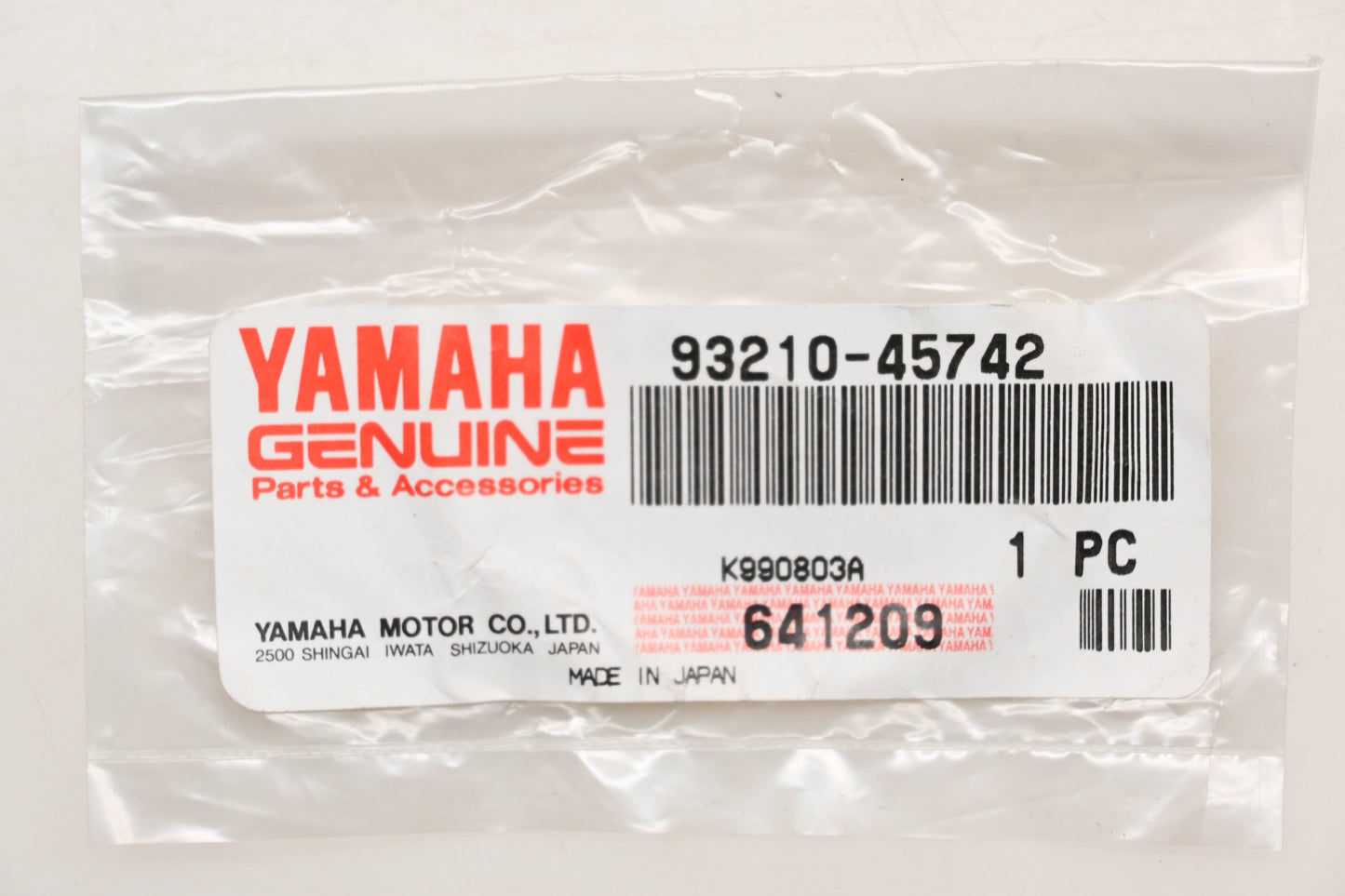 New OEM Yamaha 93210-45742-00 O-Ring Qty 1 NOS