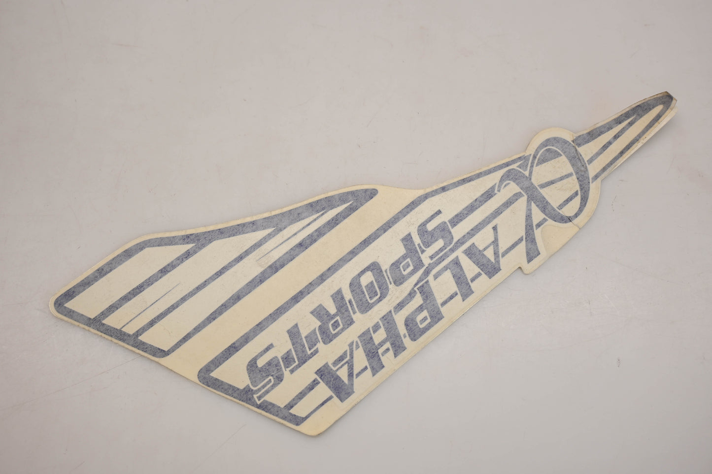 Alpha Sports 87721-132-00C Left Front Fender Decal Down Qty 1 NOS