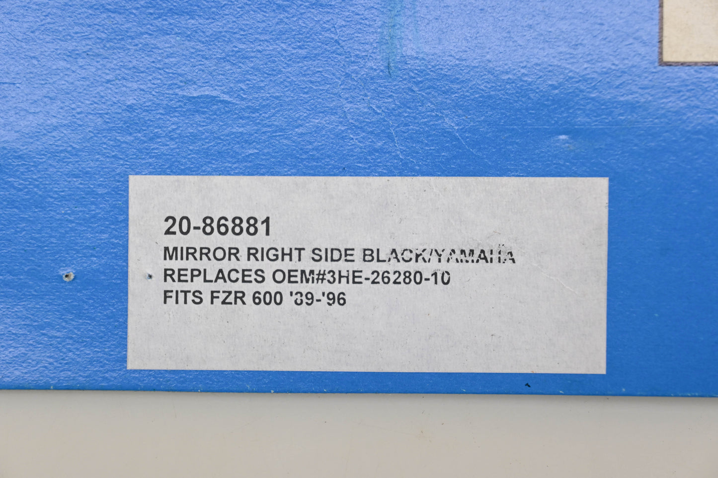 Emgo 20-86881, 3HE-26280-10 FZR 600 Mirror Qty 1 NOS