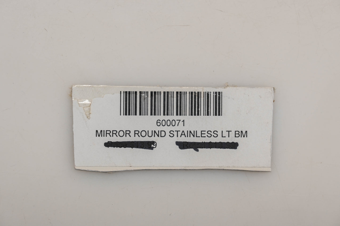 Bike Master 60-0071 Silver Motorcycle Mirror Qty 1 NOS