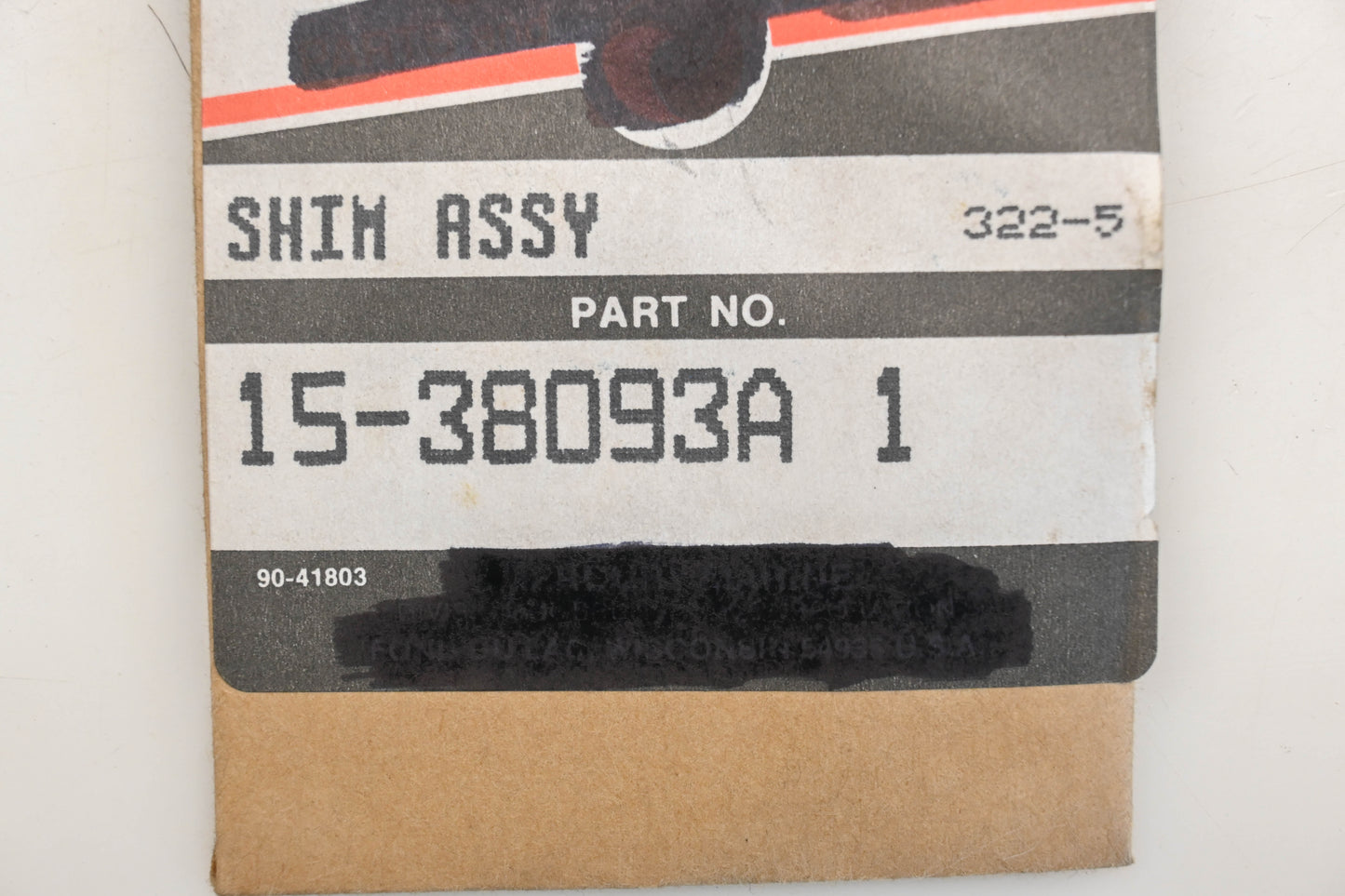 Aftermarket 15-38093A 1 Shims Qty 4 NOS