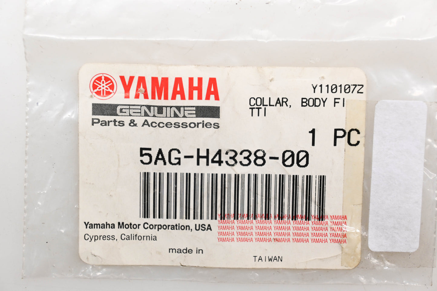 New OEM Yamaha 5AG-H4338-00-00 Body Fitting Collar Qty 1 NOS