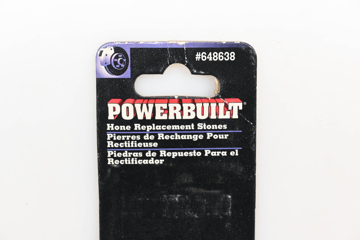 Powerbuilt 648638 Hone Replacement Stones Qty 2 NOS