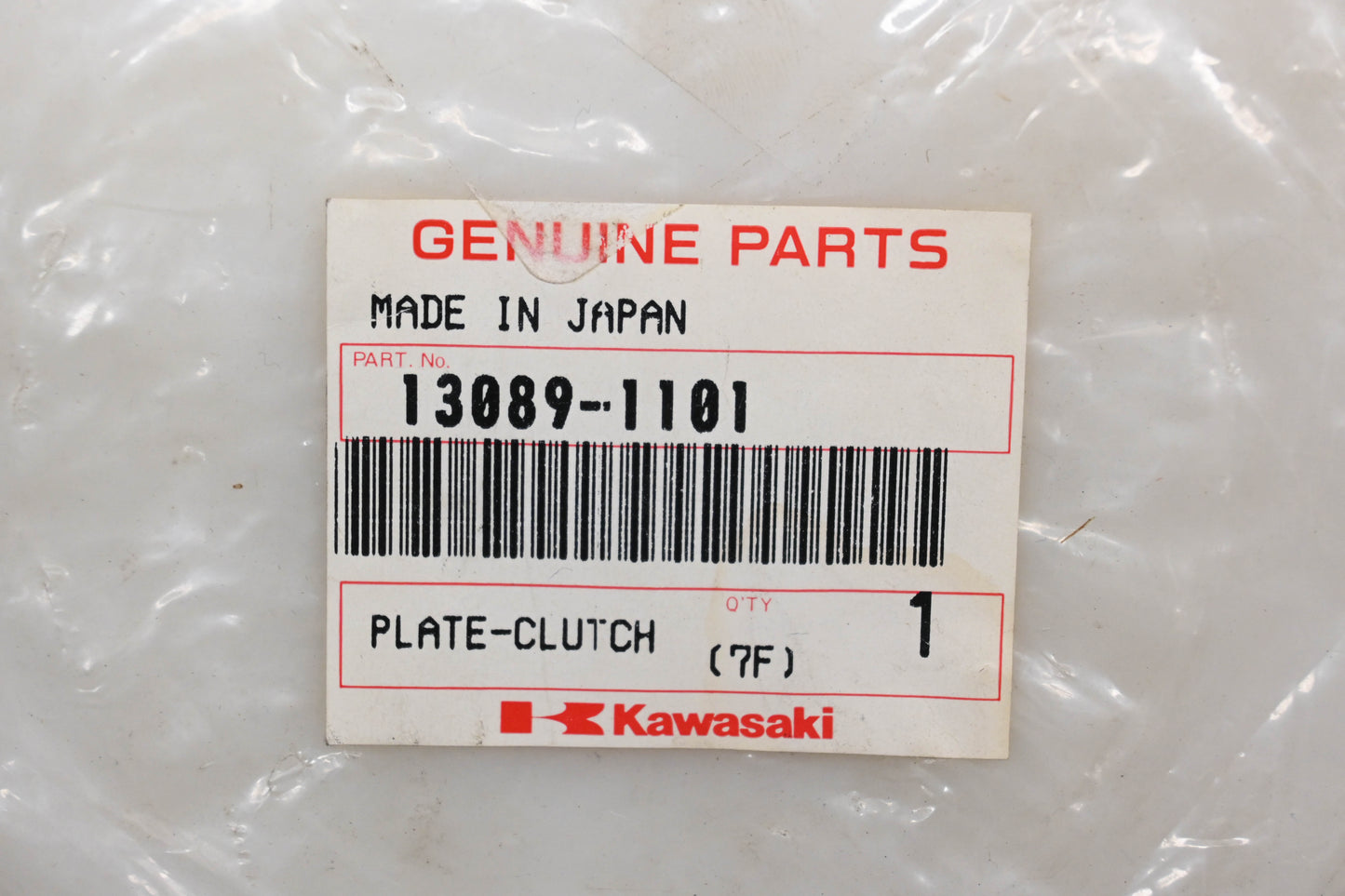 New OEM Kawasaki 13089-1101 Clutch Plate Qty 1 NOS