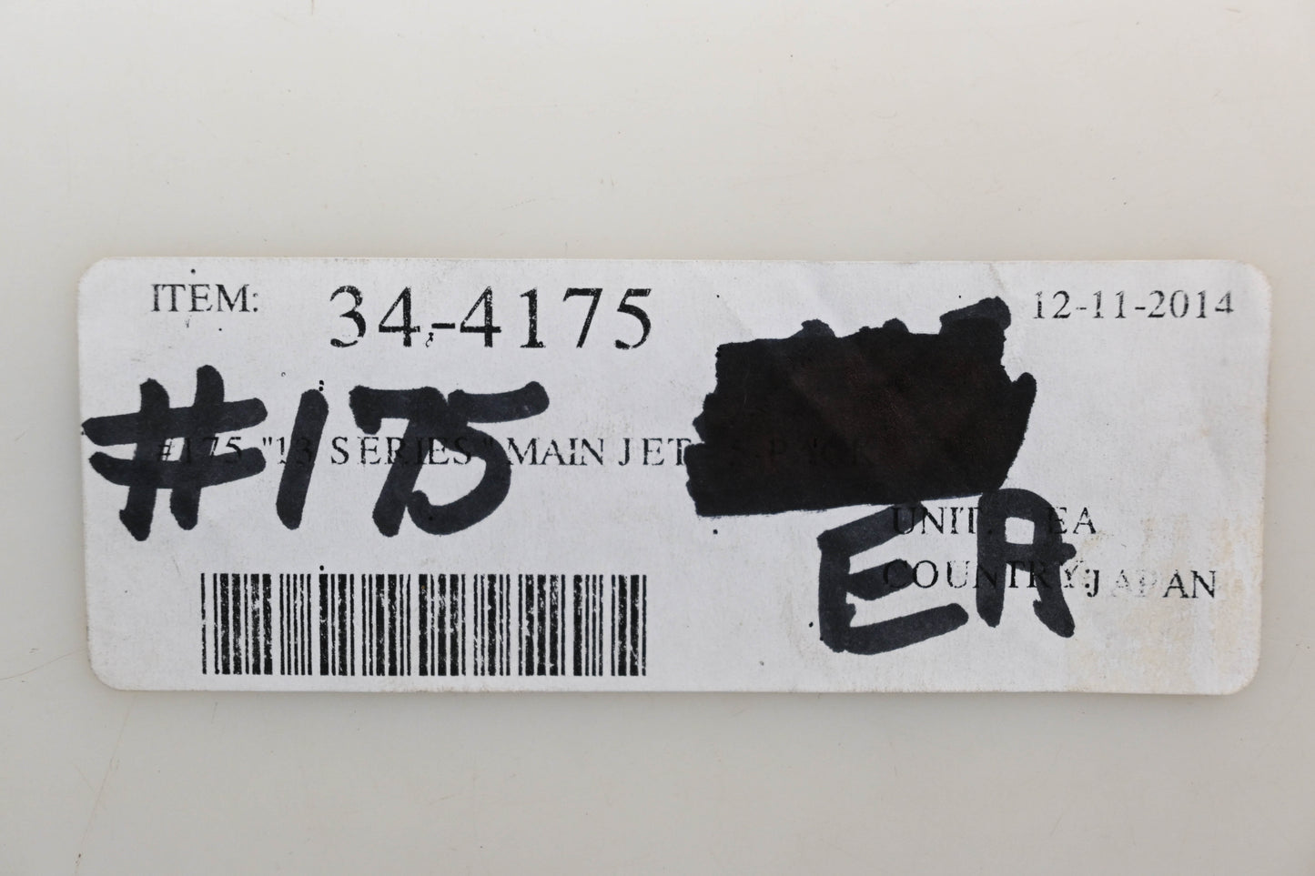 DG 34-4175 Keihin 13 Series Main Jet Size 175 Qty 1 NOS