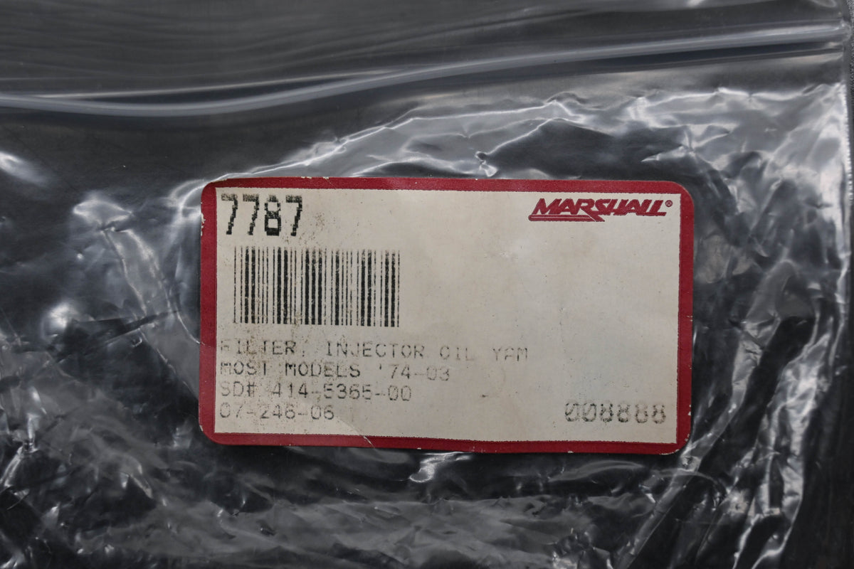 Marshall 07-246-06, 7787, 414-5365-00 SPI Oil Injector Filter Yamaha Qty 1 NOS