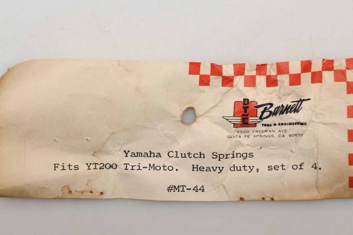 Barnett MT-44, MT-44-4 Yamaha Clutch Spring Qty 4 NOS