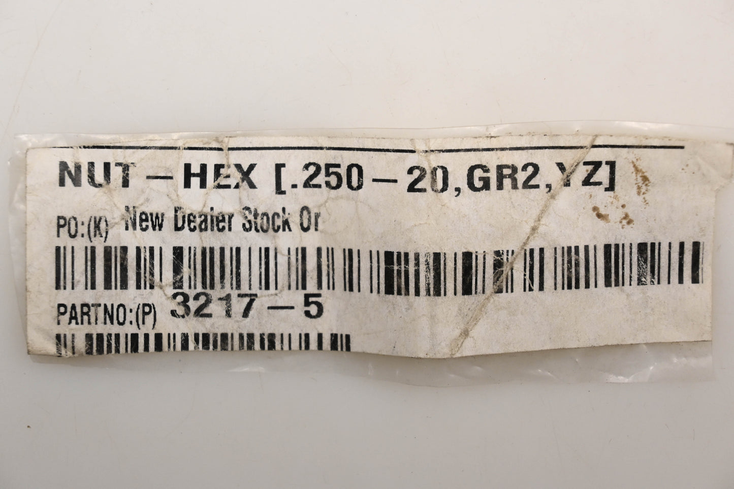 Toro 3217-5 Hex Nuts Qty 6 NOS