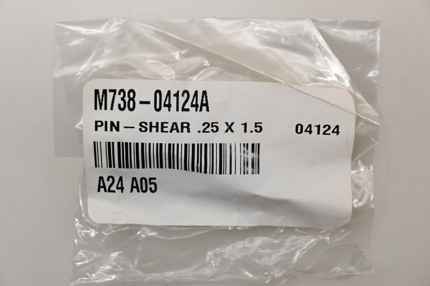 MTD M738-04124A, 738-04124A Shear Pins Qty 2 NOS