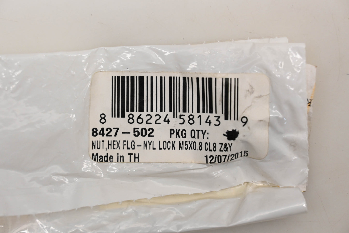 New OEM Arctic Cat 8427-502 Nylock Hex Flange Nuts M5X0.8 Qty 2 NOS
