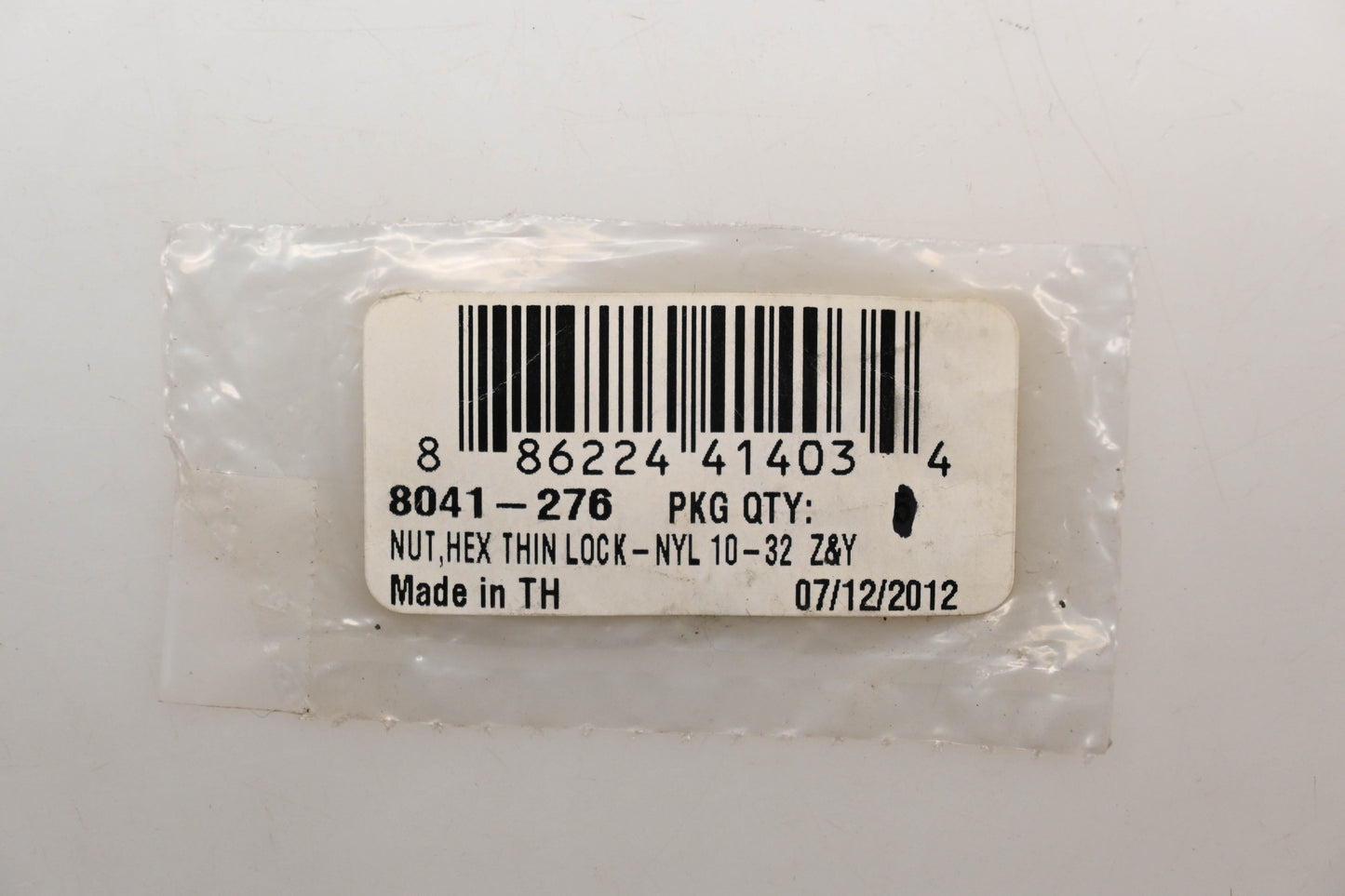 New OEM Arctic Cat 8041-276 Nylon Hex Thin Lock Nuts 10-32 Qty 2 NOS